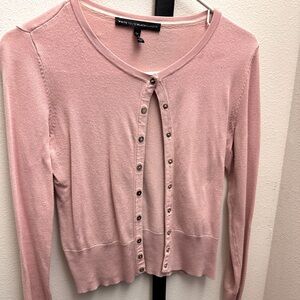 WHBM pink cardigan